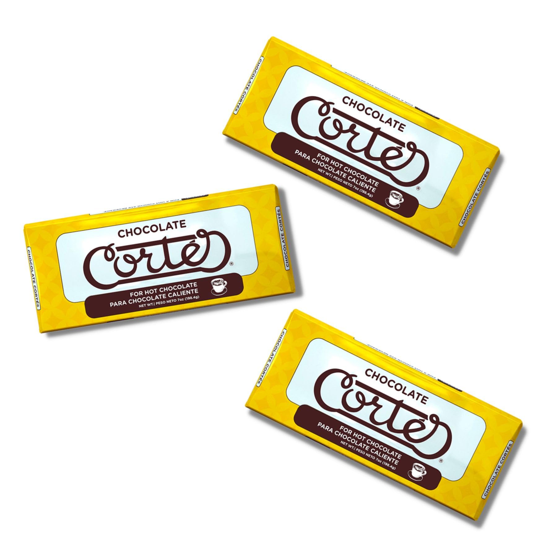 CHOCOLATE CORTÉS Sweet Chocolate for Hot Chocolate 7 Ounce (Pack of 4)
