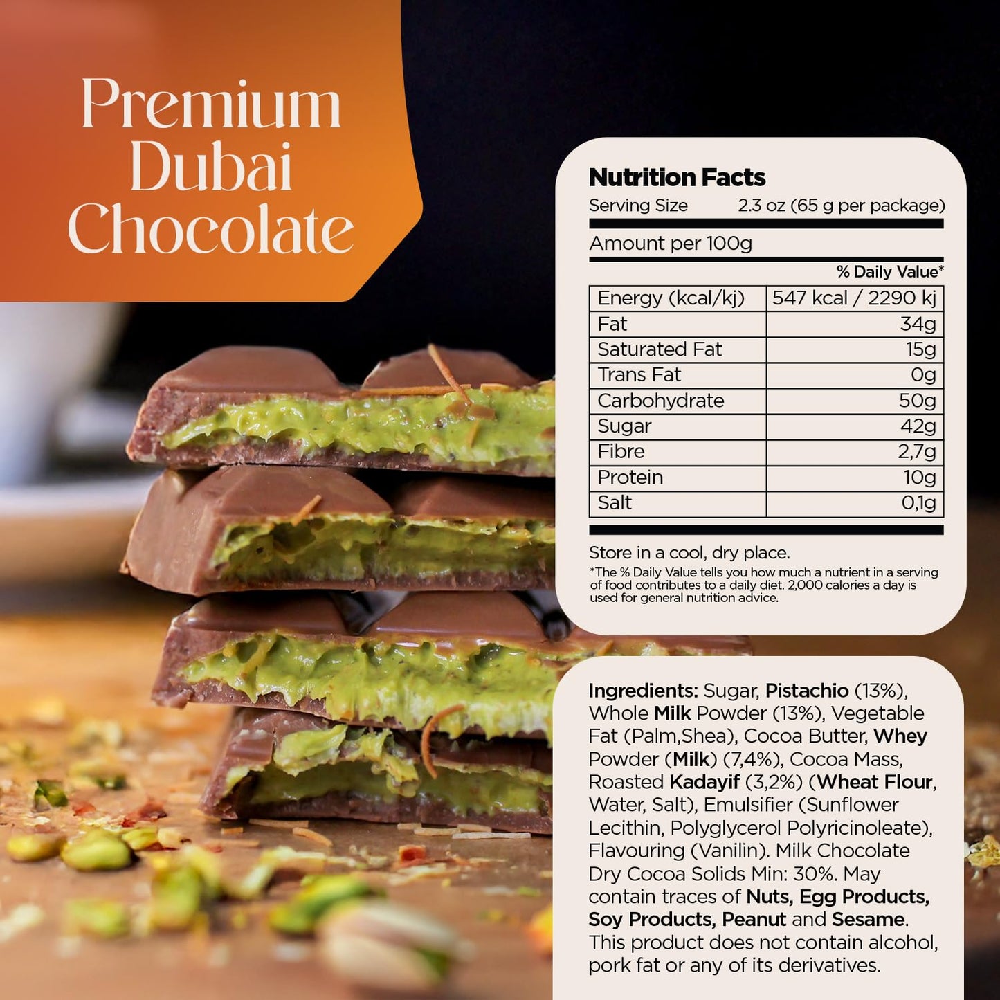 Bolci Dubai Chocolate Mini Pack - Delicious Treat for Chocolate Lovers