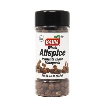 Badia Allspice Whole 1.5 oz - Warm & Fragrant Spice with Notes of Cinnamon, Nutmeg & Cloves