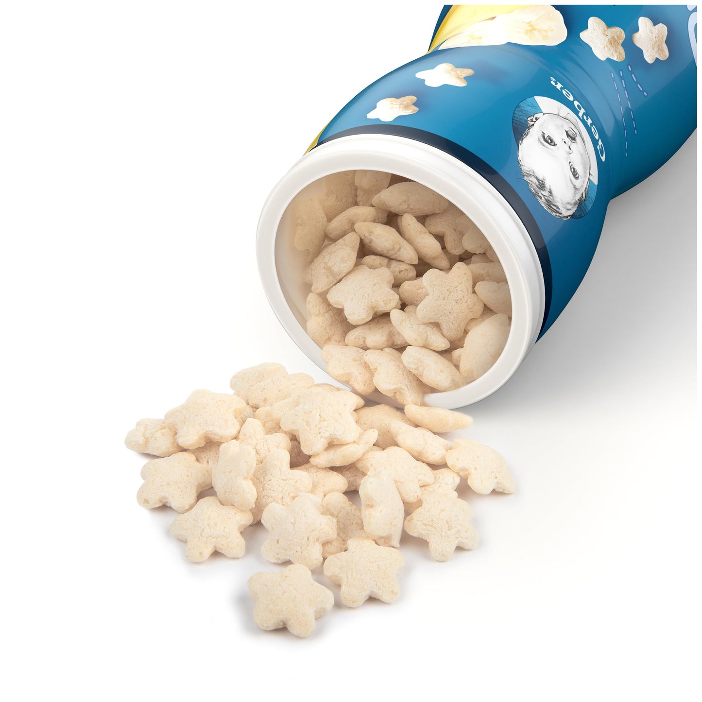 Gerber Puffs Variety Pack, 1 Banana, 1 Vanilla, 1 Blueberry, 3 Ct