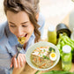 Hethstia High Protein Ramen Soup Chicken Flavor  6-Pack Instant Ramen Noodles Chicken Broth  32g Plant-Based Protein  Vegan  Non-GMO  Low Fat  Egg-Free  Dairy-Free  Pre-Packaged Quick Meal