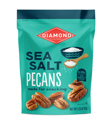 Diamond Of California Sea Salt Pecans Made For Snacking  3.25 Oz.