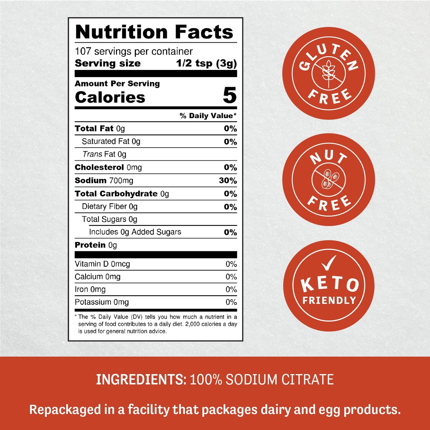 Judees Sodium Citrate 11.25 Oz - 100% Non-Gmo, Keto-Friendly - Gluten-Free And Nut-Free - Food Grade - Great For Molecular Gastr