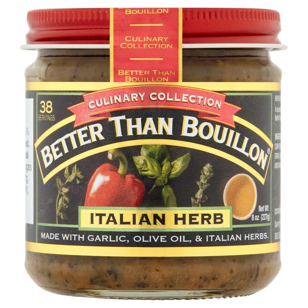 Better Than Bouillon Base Variety Pack, 1 Premium Baked Ham Base, 1 Culinary Collection Italian Herb Base, 1 Premium Turkey Base