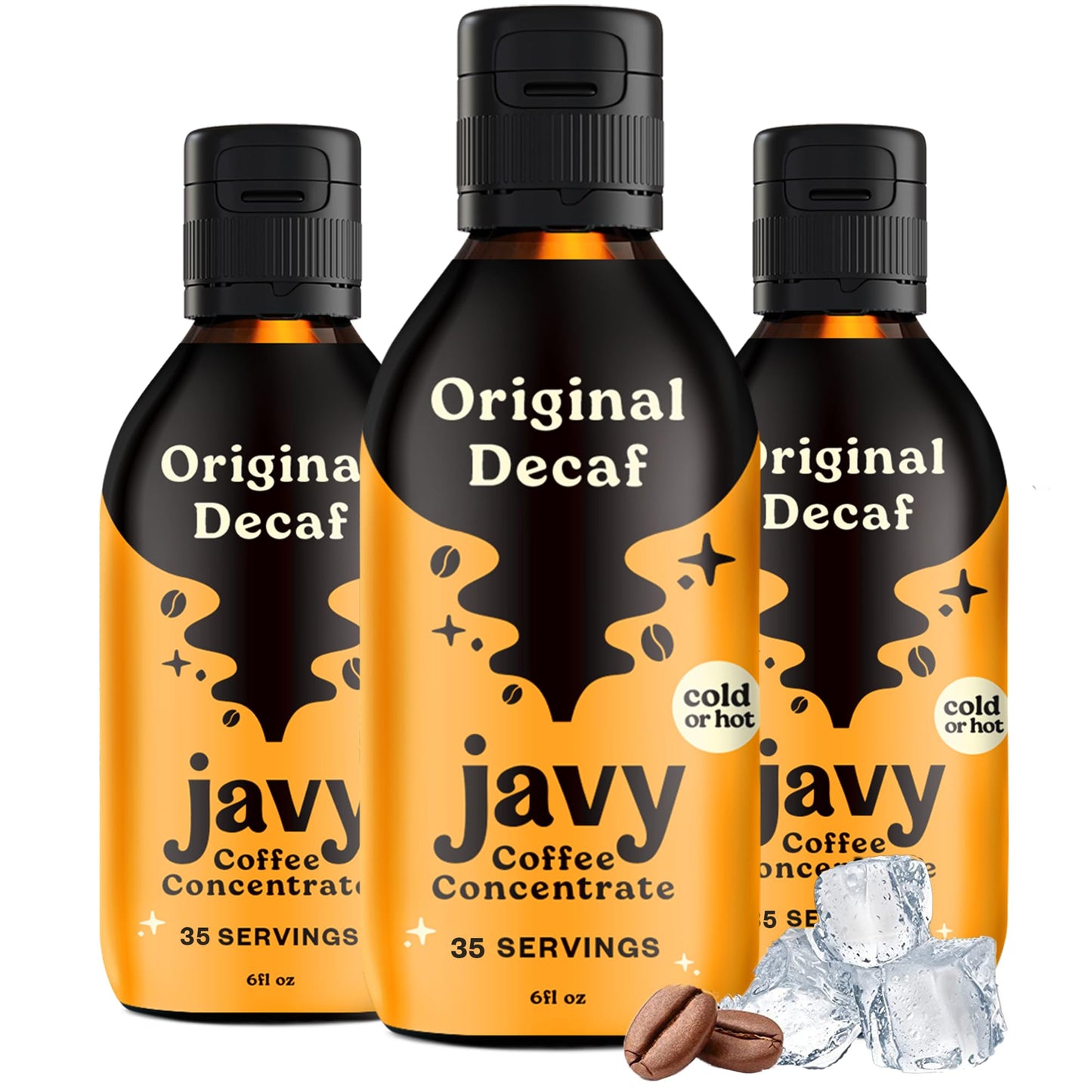 Coffee Concentrate - Cold Brew Coffee  Perfect For Hot Or Iced Instant Coffees  Hot Drinks  Cold Brew Concentrate  3 Pack - Oriflavor Blendal Decaf