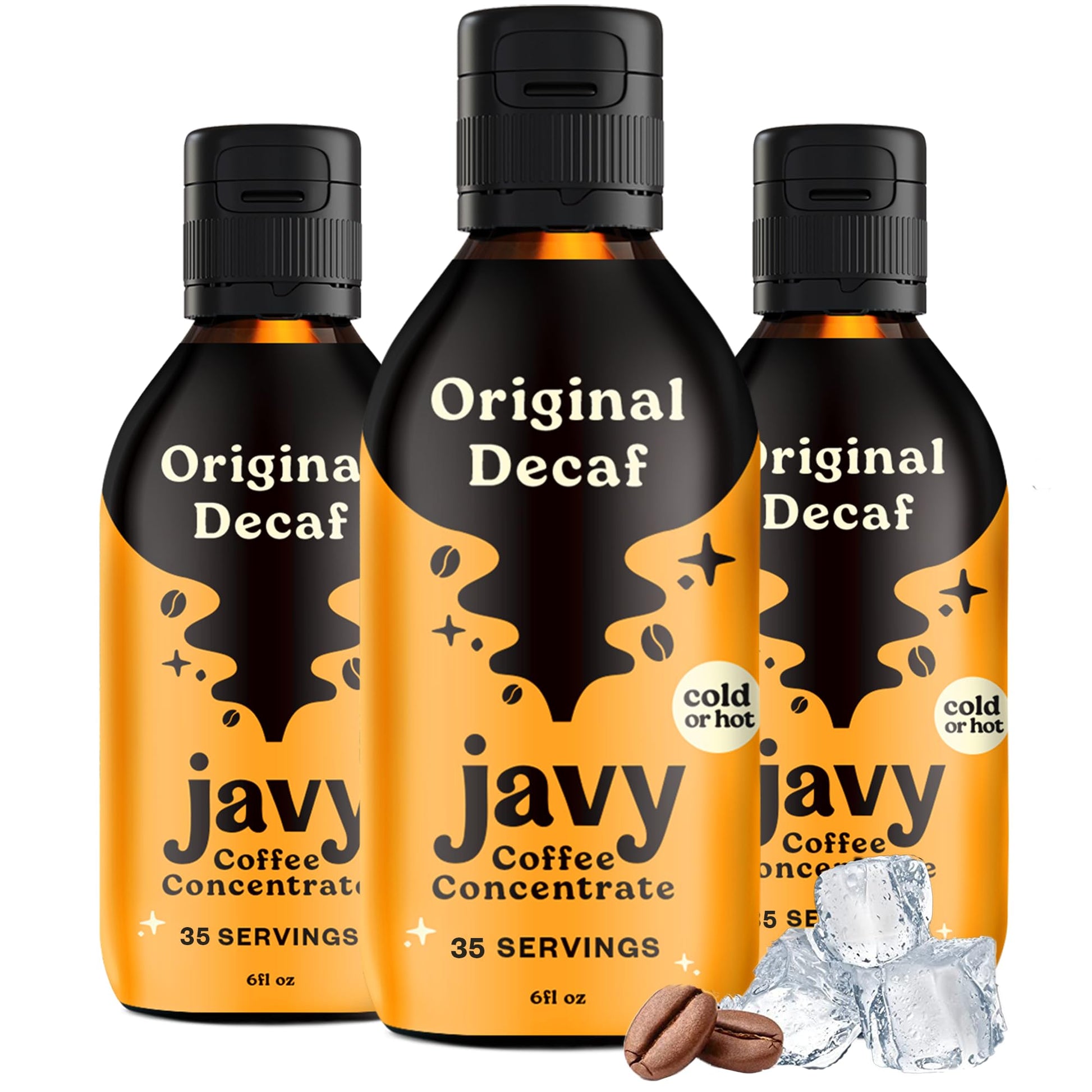 Coffee Concentrate - Cold Brew Coffee  Perfect For Hot Or Iced Instant Coffees  Hot Drinks  Cold Brew Concentrate  3 Pack - Oriflavor Blendal Decaf
