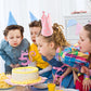 MINUET MINUTE Cat Five Cake Topper - Pink Glitter, Cardboard, Happy 5th Birthday Party Supplies