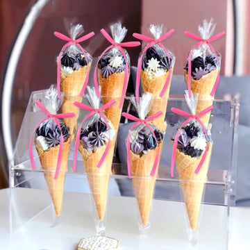 20 Pack Bow Cupcake Toppers Valentine'S Bowknot Ribbons Coquette Pink Bow High Footed Cup Balloon Wall Party Decorations Bridal