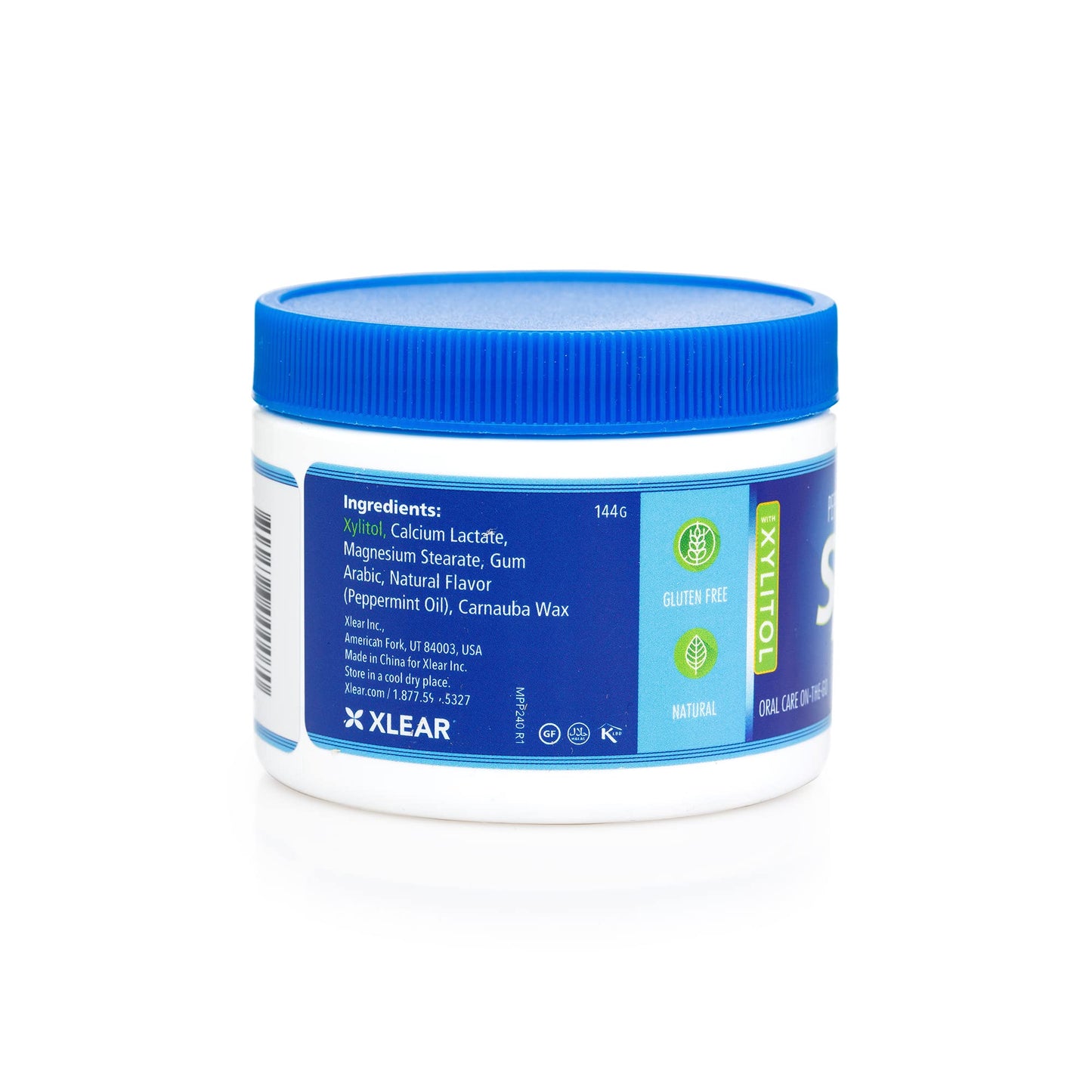 Spry Xylitol Peppermint Sugar Free Candy - Breath Mints That Promote Oral Health, Dry Mouth Mints That Increase Saliva Productio