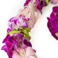 Generic Fresh Cut Orchids Flower Leis, Double Strand, Purple & Pink, Model Splash