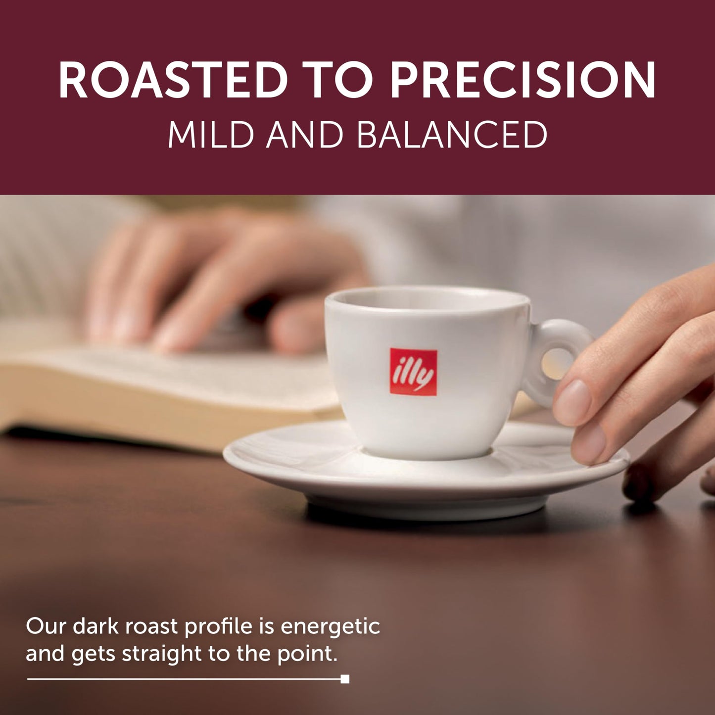 Illy Espresso compact pieces - Intenso Lungo Roast Coffee - 10 Count (Pack of 5) - Compatible with Nespresso Machines