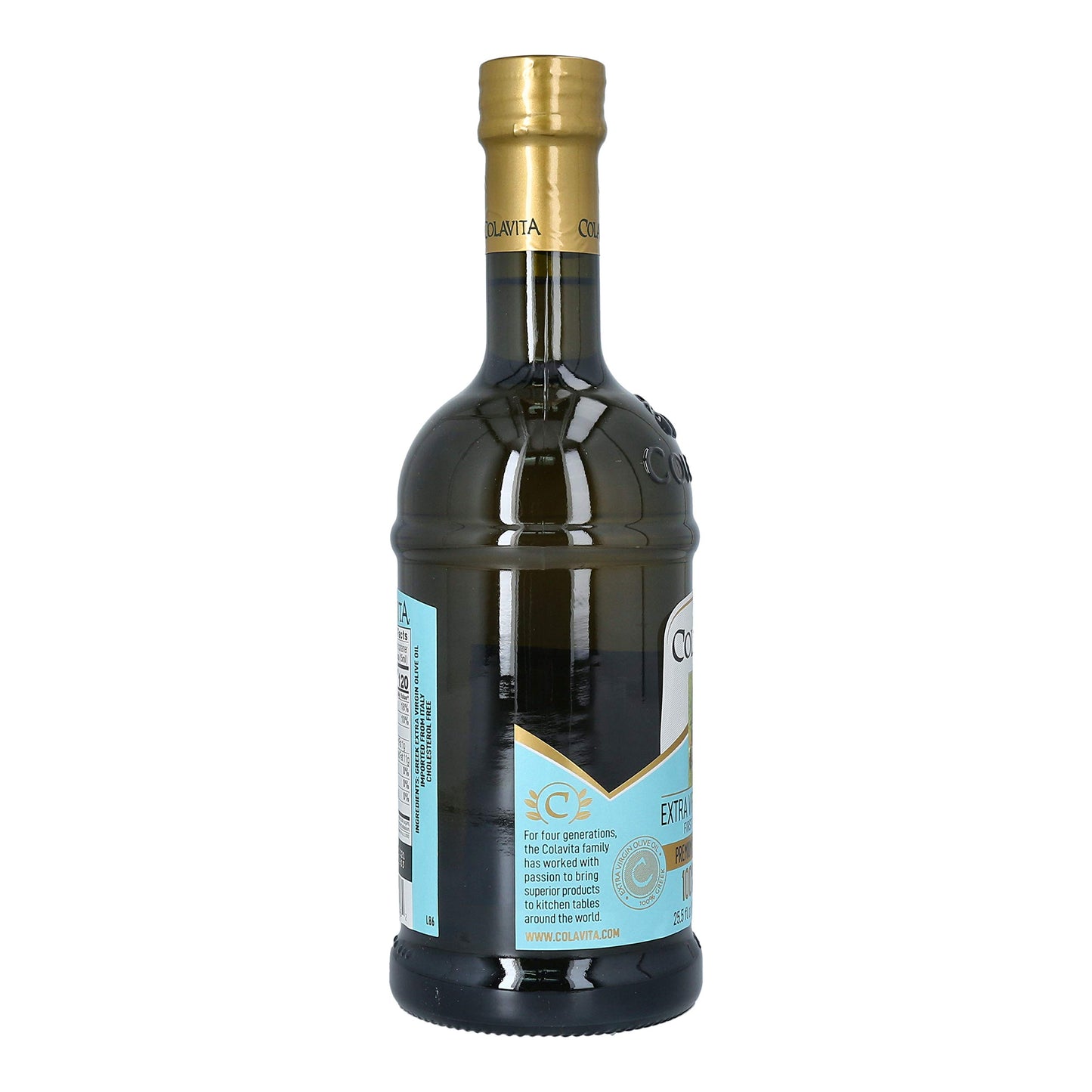 Colavita Greek Extra Virgin Olive Oil Pack Of 2 Glass Bottle