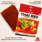 El The Cook Red Thai Curry Paste - Spicy | 100% Veg & Natural | Make Restaurant Style Chicken, Fish, Prawn, Vegetable, Tofu Thai
