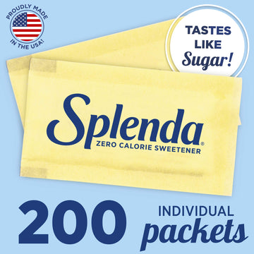 SPLENDA Zero Calorie Sweetener, Single-Serve Packets (200 Count)