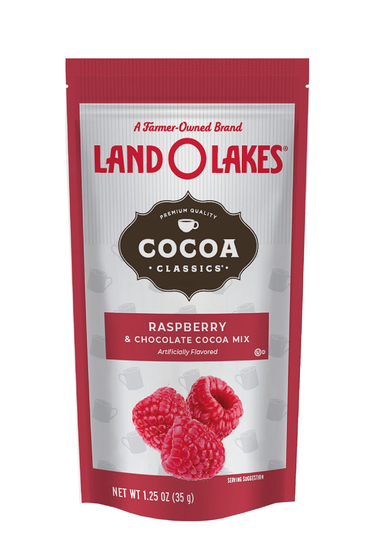 Land O Lakes Cocoa Classics, Raspberry & Chocolate Hot Cocoa Mix, 1.25-Ounce Packets (Pack Of 72)