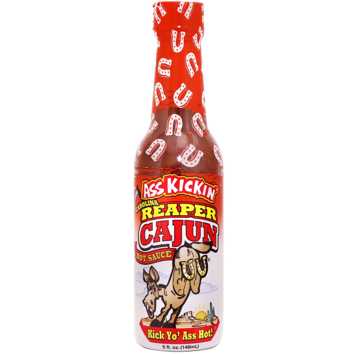 ASS KICKIN Carolina Reaper Cajun Hot Sauce - Gourmet Gift for Hot Sauce Lovers - Spicy Flavor