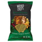 Wicked Crisps Baked Veggie Chips, Spinach & Parmesan, Gluten-Free, Low-Fat, 4oz Bag (Pack of 4)