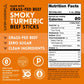 Mission Meats Beef Sticks - 100% Grass Fed & Pasture Raised, Zero Sugar, Gluten Free, Meat Sticks Individually Wrapped, Healthy