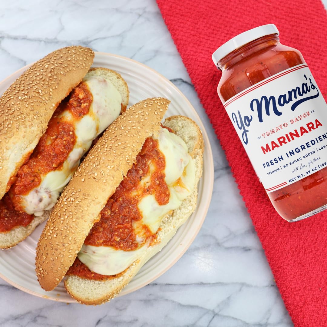 Yo Mamas Foods Gourmet Keto Gift Set And Care Package | Includes (1) Marinara Sauce (1) Tomato Basil & | (1) Spicy Marinara Sauc