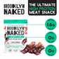 Brooklyn Biltong Air Dried Beef Snack, Whole30 Approved, Paleo, Keto, Gluten Free, 8 oz, Naked