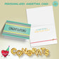Gift A Snack - Congratulations Snack Box Variety Pack Care Package + Greeting Card (45 Count) Graduation Sweet Treats Gift Baske