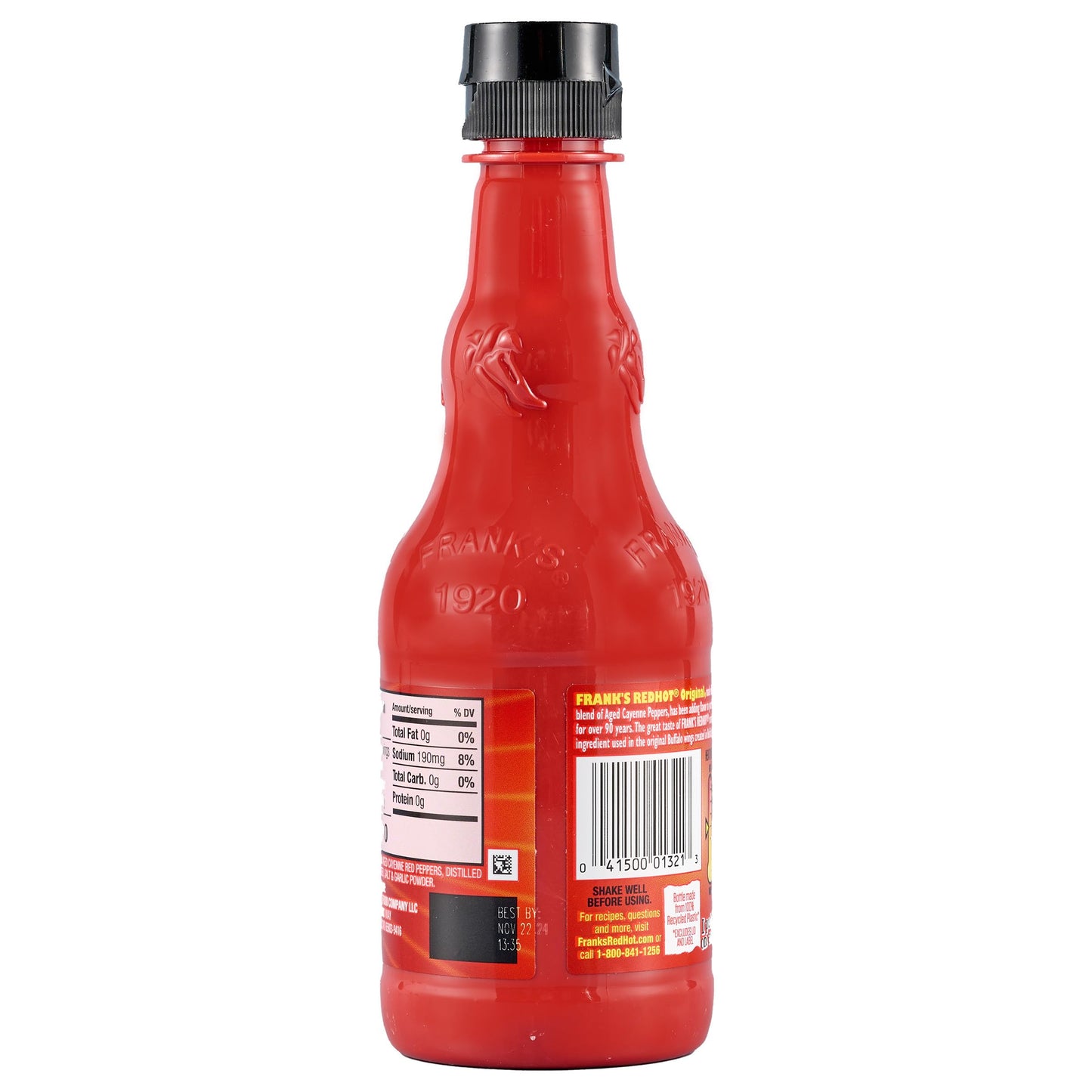 Frank'S Redhot Original Hot Sauce, Plastic Bottle, 12 Fl Oz