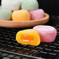 QIXINLIZYY Japanese mochi fruit rice cake Daifuku dessert 19.2 ounces (approximately 547.1 grams) -3 types of strawberry, mango,