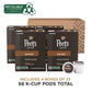 Peets Coffee Dark Roast K-Cup Pods, House Blend, 88 Count (4 Boxes of 22 Pods)