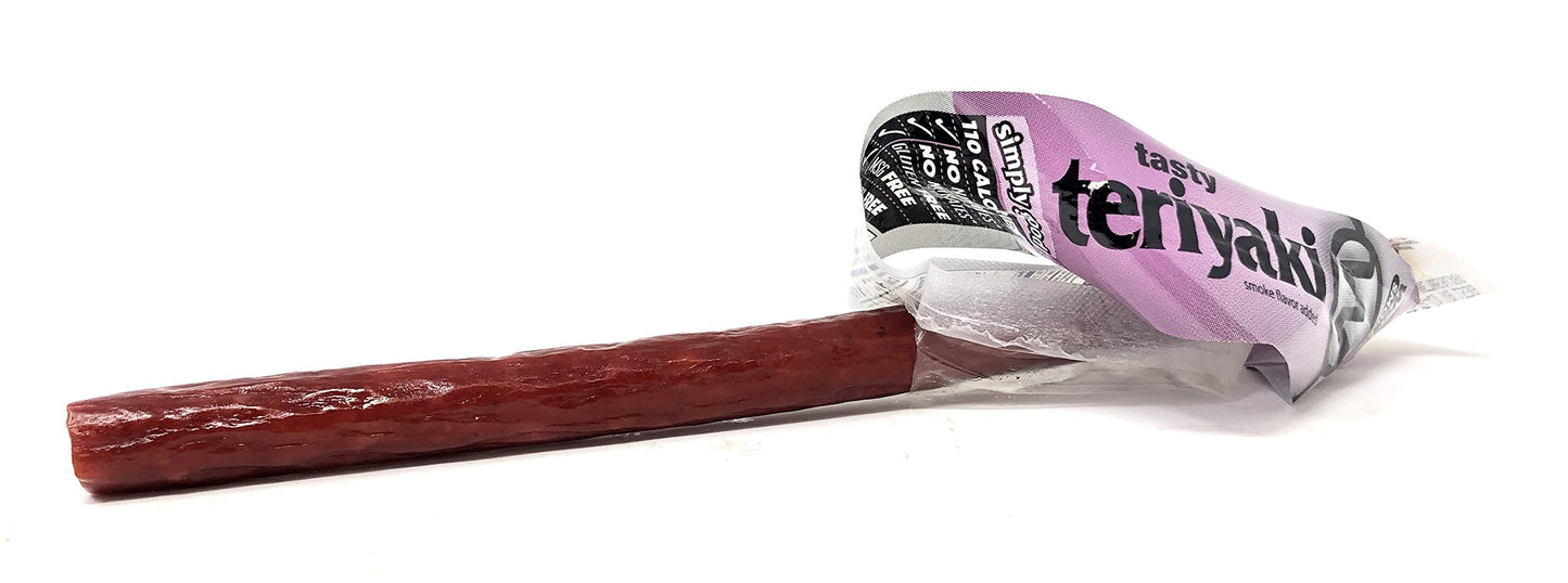 Westerns Smokehouse Teriyaki Meat Sticks - Gluten-Free, MSG-Free, Nitrate-Free - 24 Pack (1 Ounce Each)