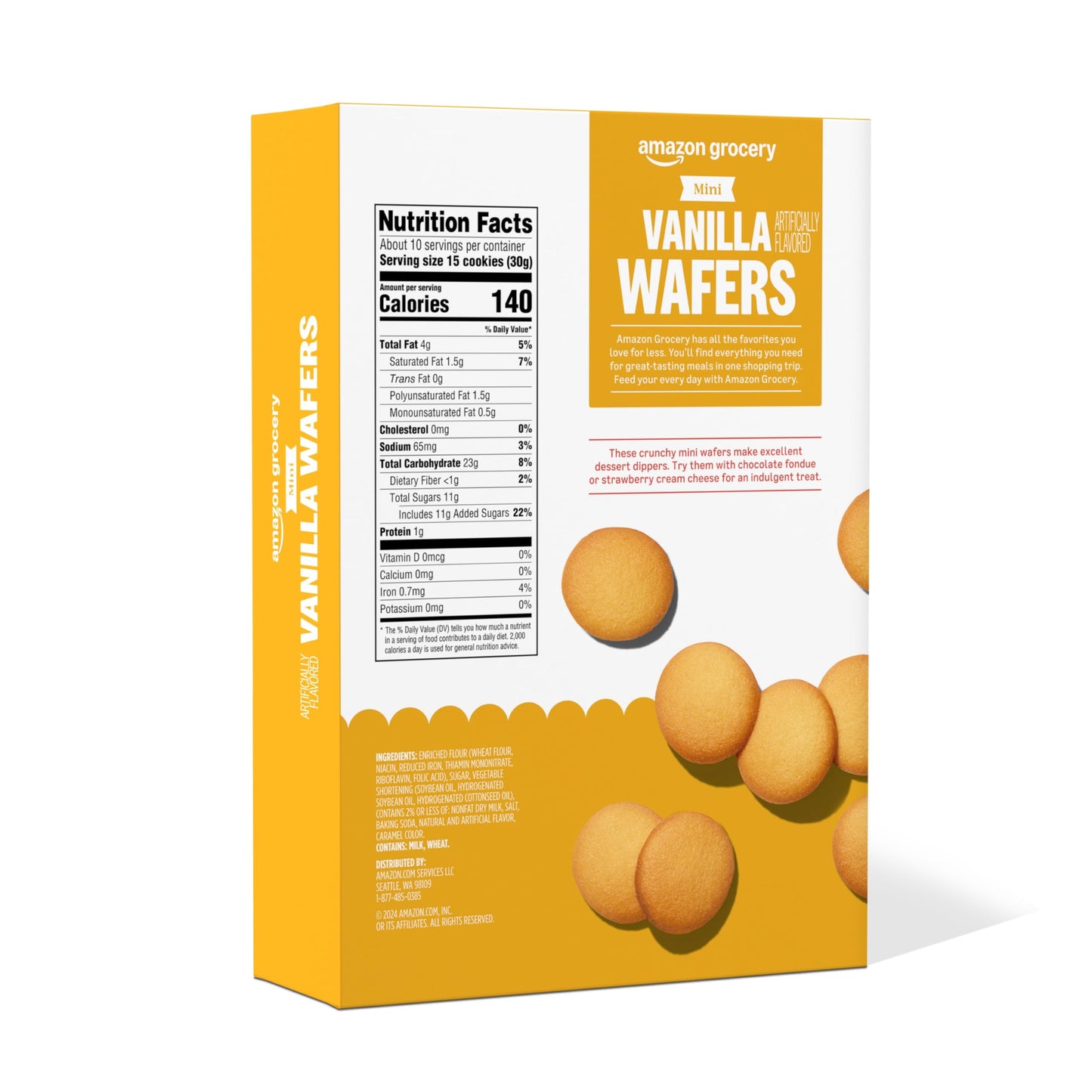 large online retailer Grocery Mini Vanilla Wafers, 11 Oz, White, Pack of 1