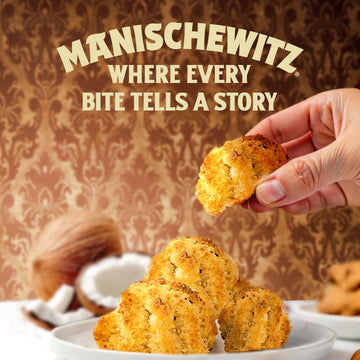 Manischewitz Pistachio Orange Macaroons, 10 Oz (2 Pack) | Coconut Macaroons | Resealable Bag | Dairy Free | Gluten Free Coconut