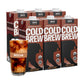 Wandering Bear Organic Mocha Cold Brew Coffee, 32 Fl Oz, 6 Pack - Extra Strong, Smooth, Organic, Unsweetened, Shelf-Stable, And