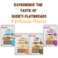 Suzies Spelt Flatbreads Low Fat Bread Cracker Multiseed Flavor - 4.5Oz Pack Of 12