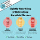 Good Idea Sparkling Water, Functional Beverage, No Caffeine, No Sugar, Variety Pack, 12 Fl Oz (Pack of 18), 3 Flavors
