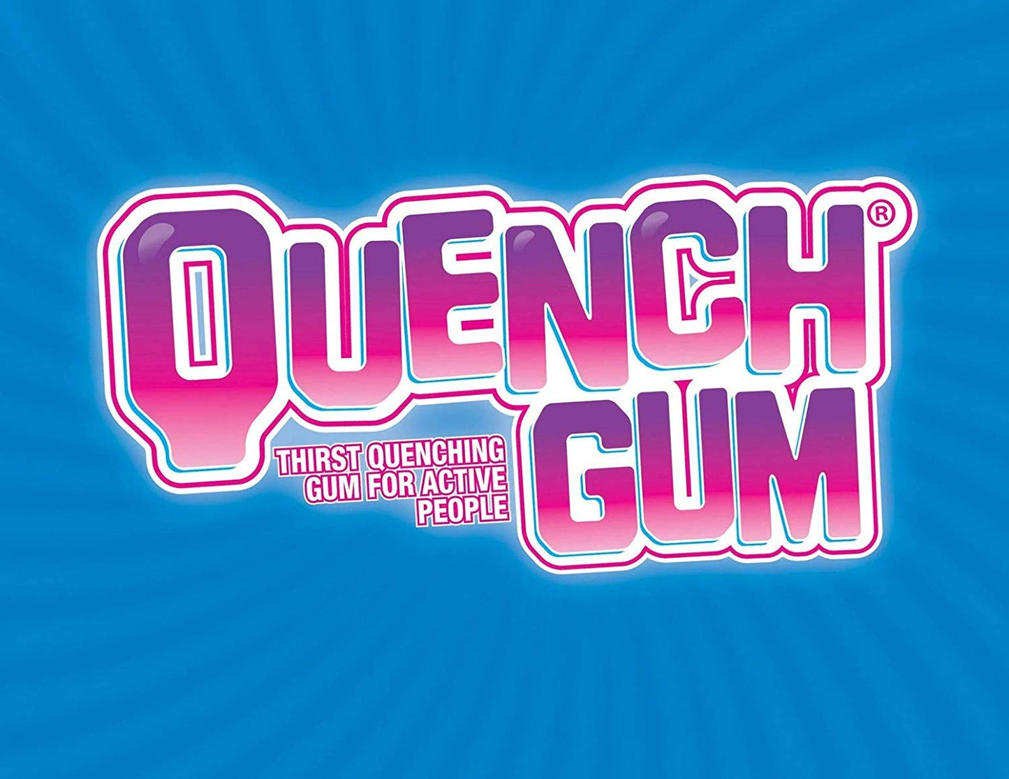 Quench Gum Variety Tub, Electrolytes Chewing Gum For Athletes And Sports Trainers, Original Fruity Flavors, 300 Pieces