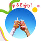 Joyba Bubble Tea Raspberry Dragon Fruit Black Tea With Popping Boba, 6 Pack, 12 Fl. Oz. Cups
