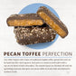 Chapel Hill Toffee Dark Chocolate Covered Pecan Toffee Squares, Gluten Free, 2 Ounces (Pack of 12)