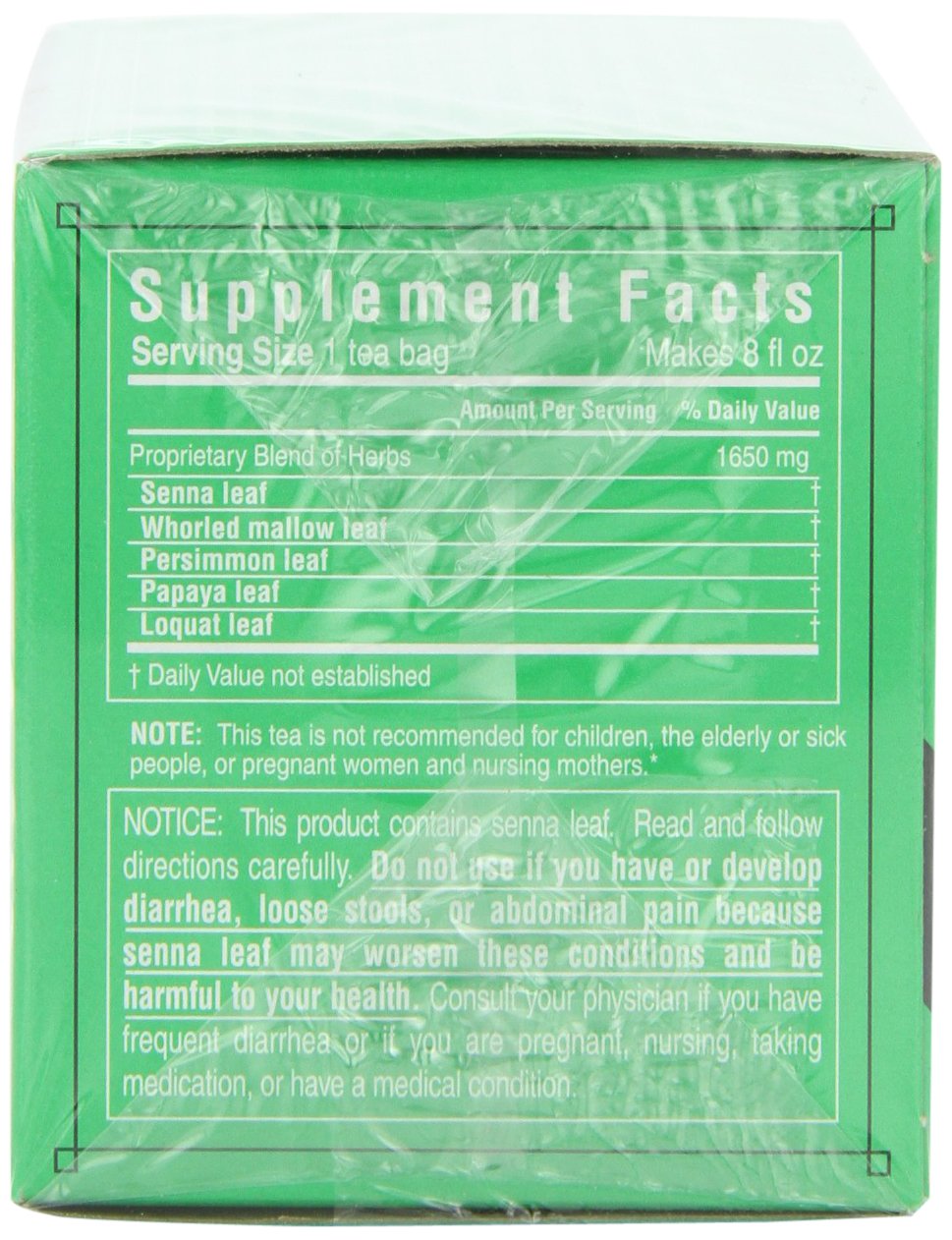 Triple Leaf Tea Ultra Slim Tea Bags, 20 Count, Pack of 6, Model 764258