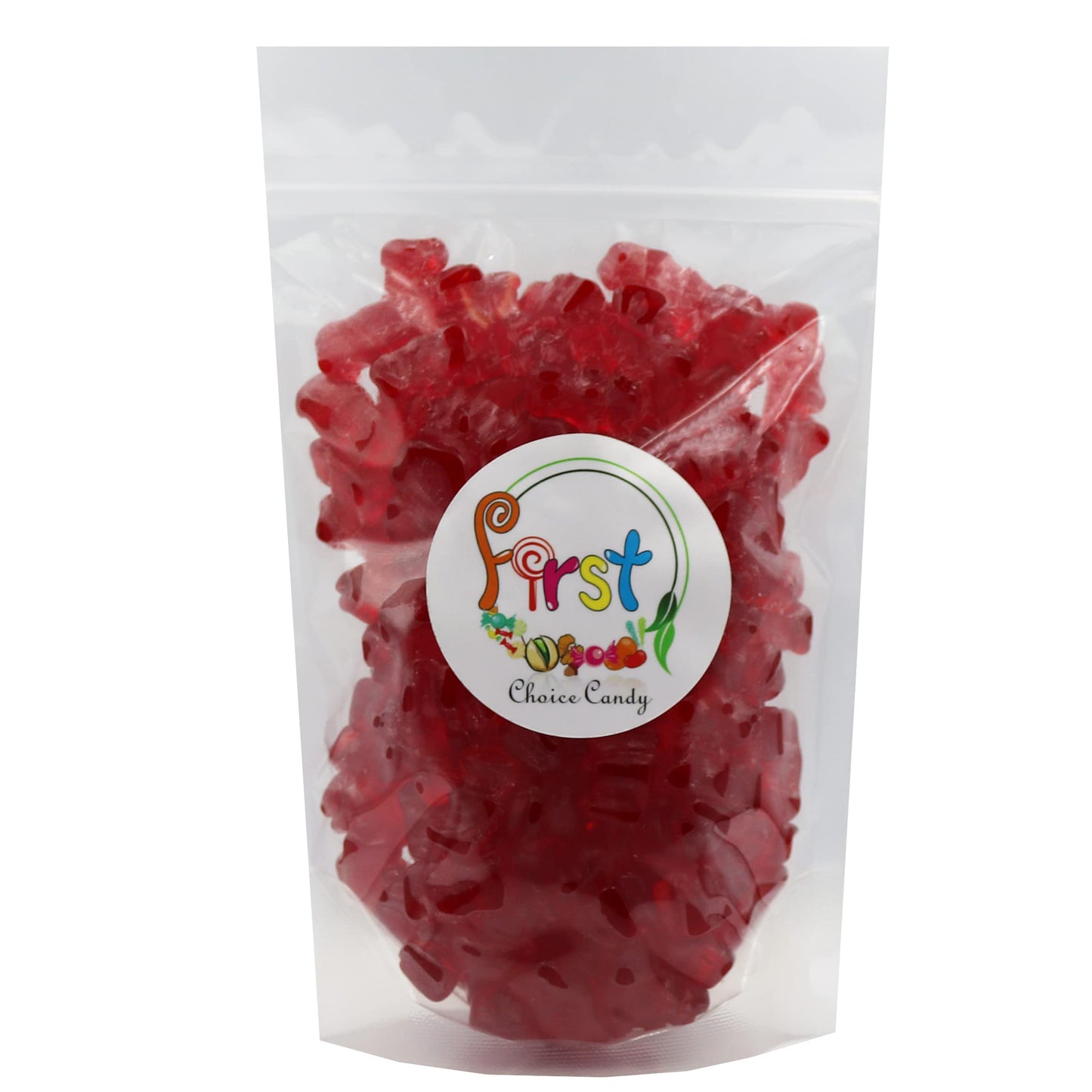 FirstChoiceCandy Gummy Bears (Red Wild Cherry, 2 Pound (Pack of 1))