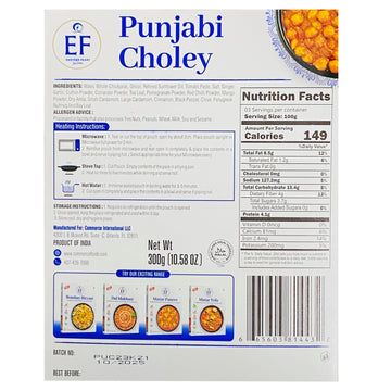 Eastern Feast - Ready To Eat Vegetarian Meals, 10.58 Oz (Pack Of 10, Punjabi Choley)