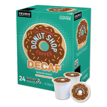 The Original Donut Shop Decaf Keurig Single-Serve K-Cup Pods, Medium Roast Decaffeinated Coffee, 24 Count (Pack Of 1)