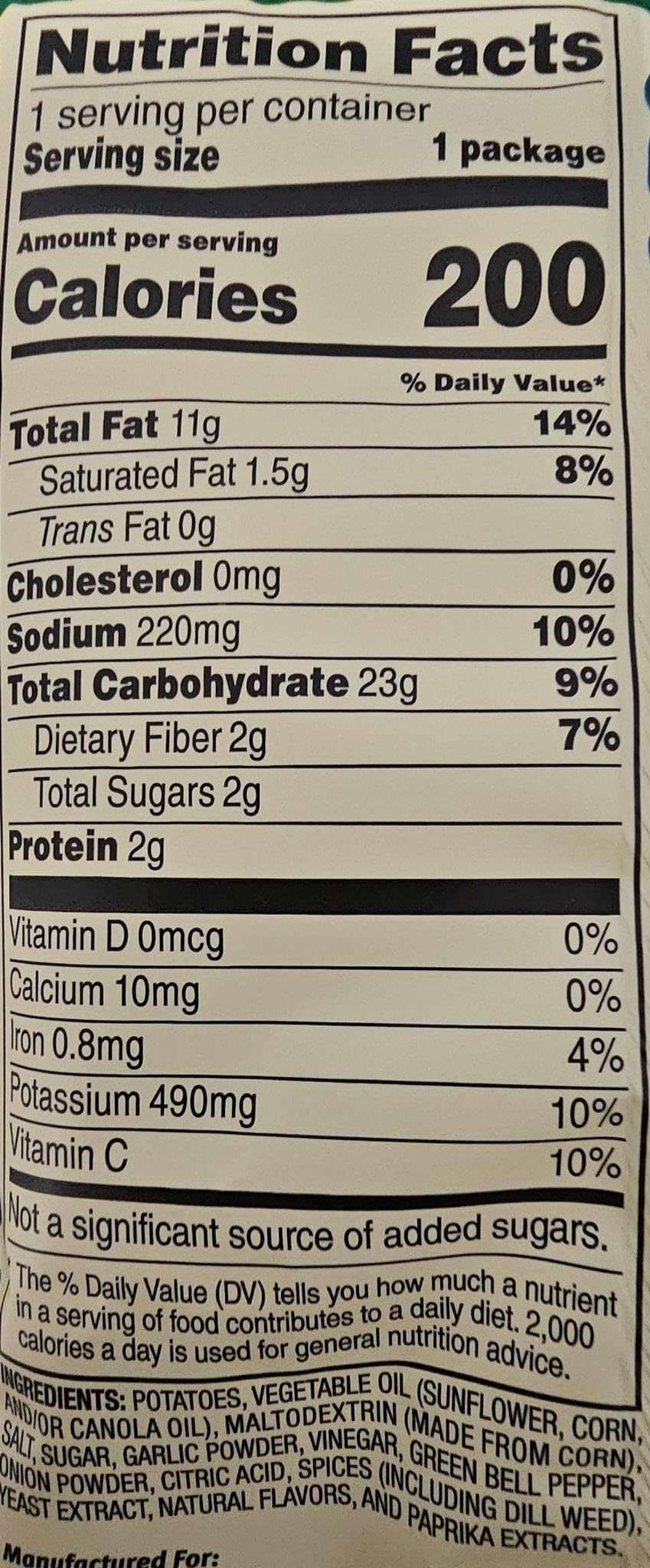 Kettle Cooked Potato Chips by Miss Vickies Value Pack Bundled by SUPERDEALS | 1.375 Oz Bag | Spicy Dill Pickle | Pack of 8 with