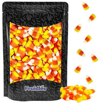 Fruidles Halloween Candy Corn Treats, Fun & Festive Holiday Snacking, Nut-Free, Dairy-Free (Half-Pound)