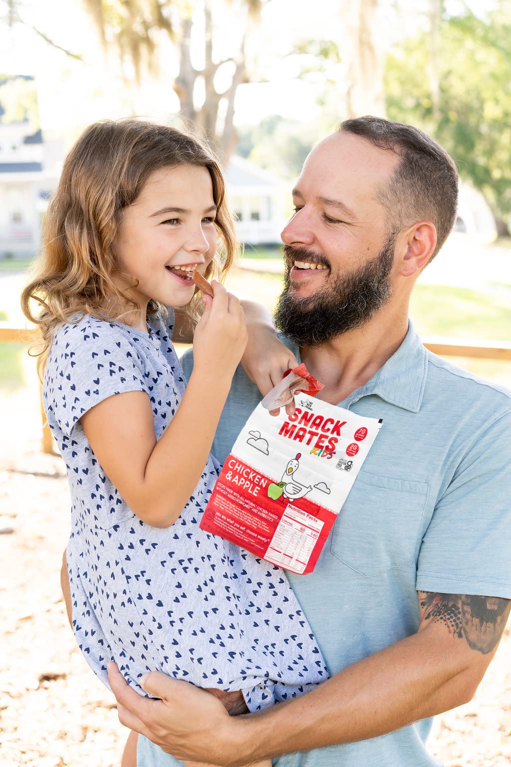Snack Mates by New Primal Sampler Three Flavor Pack, Mini Chicken Sticks, High Protein and Low Sugar Kids Snack, Certified Glute