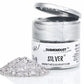 Silver Edible Glitter for Drinks, Cocktails, Cake Decorating, Strawberries, Chocolates & More | No Taste | 4g | 100% Food-Safe |