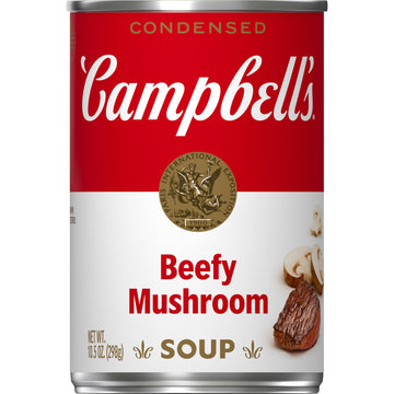 Campbell's Condensed Beefy Mushroom Soup, 10.5 Ounce Can