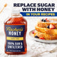Fischers 100% Pure, Raw & Unfiltered Honey, 40 oz - USA Made Honey - All-Natural Sweetener - Rich Flavor Profile, Packed with Nu