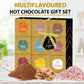 Hot Chocolate Cocoa Gift Set Mini Drinking Chocolate Different Flavors Selection Including Roasted Marshmallow Hazelnuts Gingerb