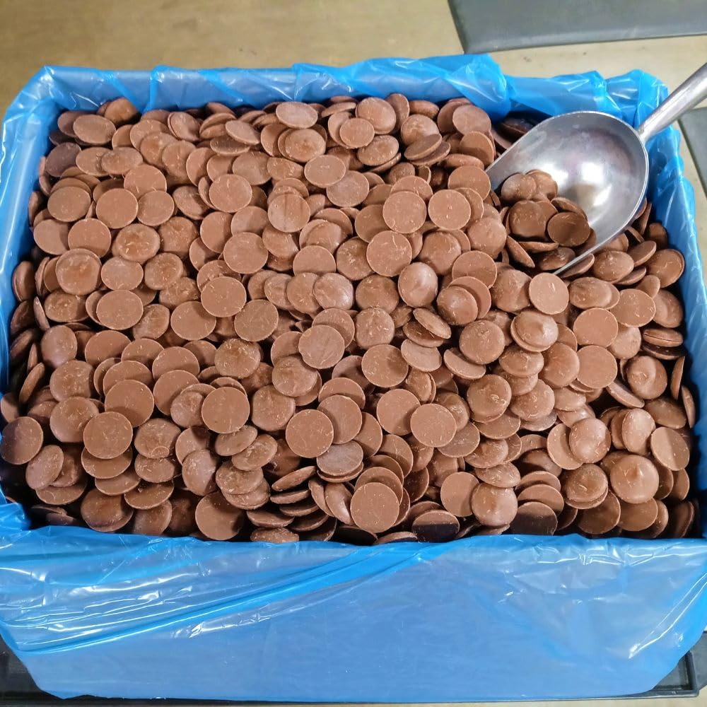 Merckens Coating Wafers, Milk Chocolate, 10 Pounds, Melting Chocolate, Cocoa Lite