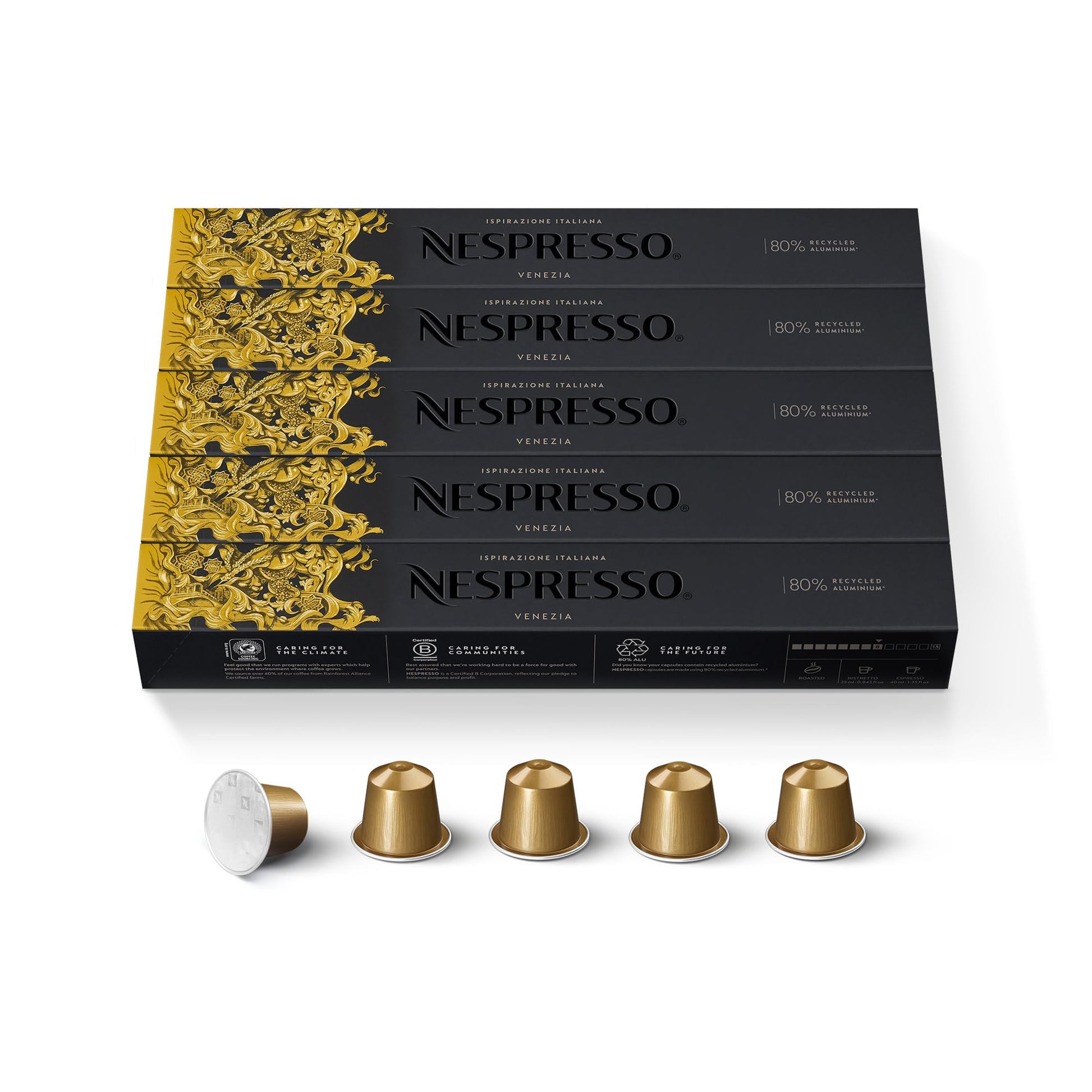 Nespresso Original Line Espresso Coffee Pods, Ispirazione Venezia, Medium Roast, 50 Count